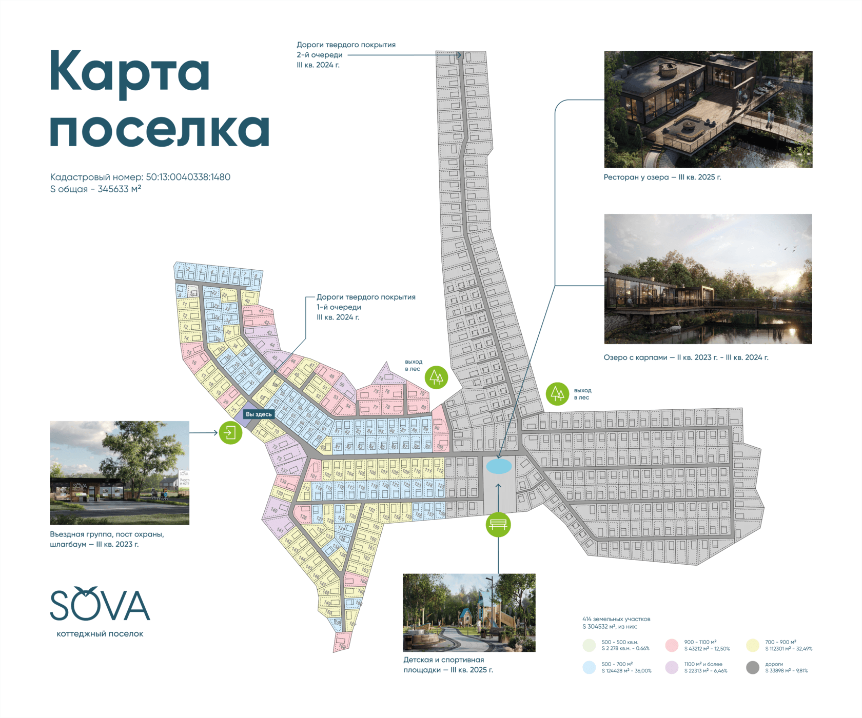 Загородный поселок Сова в Пушкинском районе - Официальный сайт застройщика  КП Sova